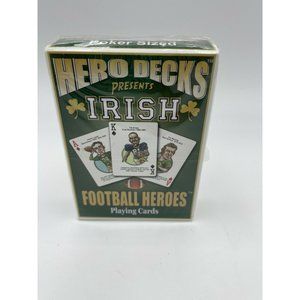 Hero Decks Notre Dame Irish Football Hero Playing Cards SEALED New In Package